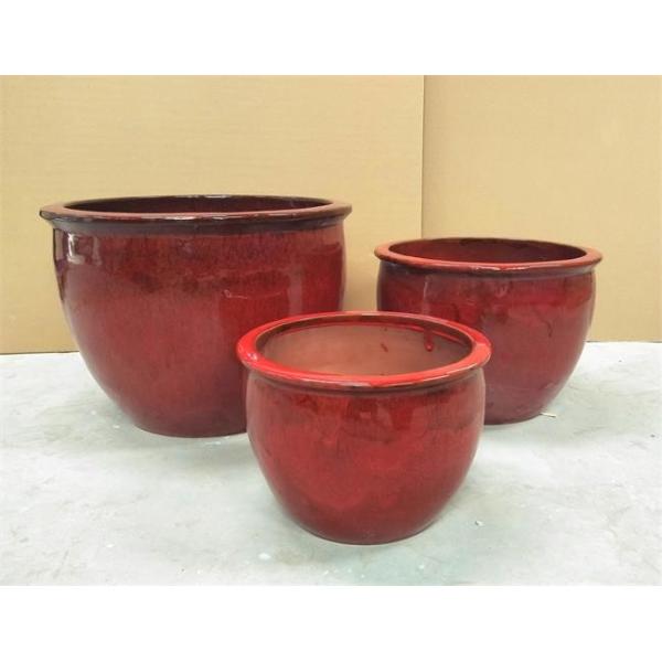 Buy 44x32cm Ceramic Outdoor Pots For Plants at wholesale prices