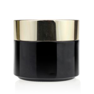 China Waterproof Recycled 100g Black Glass Cosmetic Jars Custom Printed Private on sale