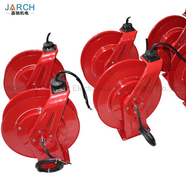 Buy 10~20m DMX Cable Retractable cable Reel 32A Power Cord Transmit Audio / Light / Video cable reels at wholesale prices