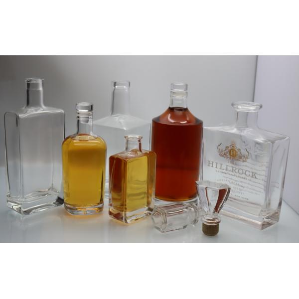 Bourbon XO Mini Spirit Bottle Oval Crystal Whiskey Glass Vodka Bottle