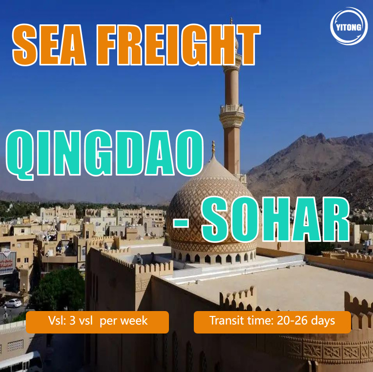 China Sea Ocean Shipping From Qingdao To Sohar, Oman on sale