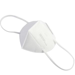 Fiberglass Free Foldable Ffp2 Mask Double Layer Filters High Breathability