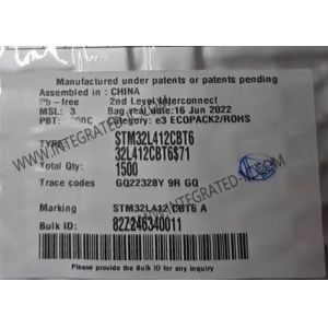 China 128KB Flash Microcontroller MCU STM32L412CBT6 80MHz Microcontroller Chip LQFP48 on sale China 128KB Flash Microcontroller MCU STM32L412CBT6 80MHz Microcontroller Chip LQFP48 on sale