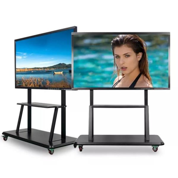 55 65 75 Inch Interactive Digital Signage Kiosk Teaching Whiteboard For Meeting