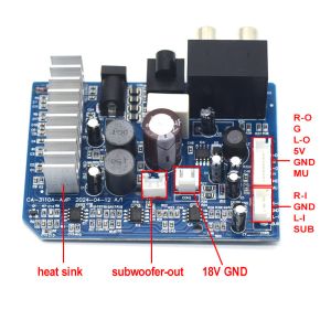 TPA3110 Digital Subwoofer Amplifier Board 8-24V 2*15W for 2.0 Channels Private