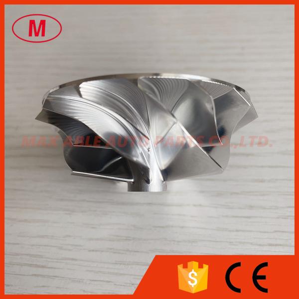 K04 50.07/62.43mm 7+7 blades high performance aluminum 2618/milling/billet compressor wheel