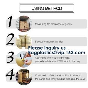 Inflatable Void Fill Air Cushion, Pillow Dunnage Airbags, Shipping Container