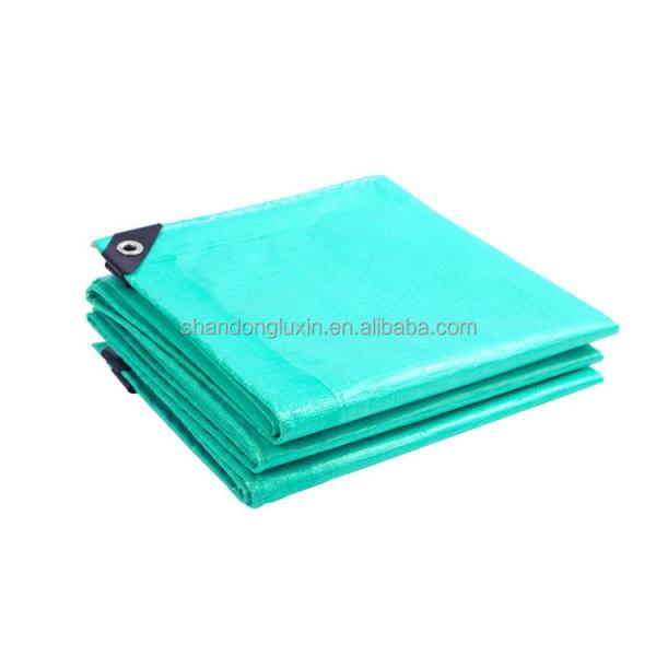 Waterproof Tarpaulin Fabric in Polyethylene Woven Design for Sun and Dust