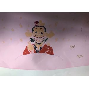 Offset Printing White Waterslide Decal On Wine Glass Vivid Design