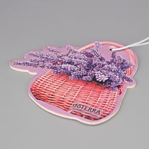 Lavender Fragrance Custom Hanging Paper Air Freshener For Home