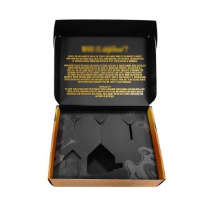 Custom Embossed Perfume Flower Mailer Shipping Box Recyclable Material Structure