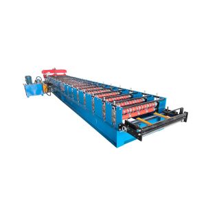 Trapezoid PPGI Roofing Sheet Making Machine 15 Steps