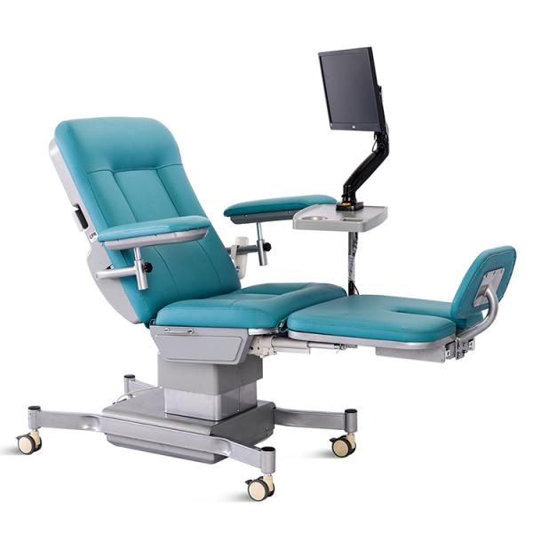 Blood Donation Chair Manufacturer Electric Three Function Dialysis Chair Hospital Patient Medical Recliner Chemotherapy