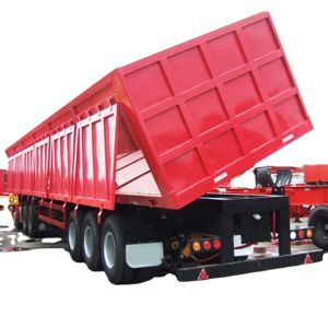 13 Tons Axles Side Dumping Cargo Trailer Truck for Rebar Transportation Requirements
