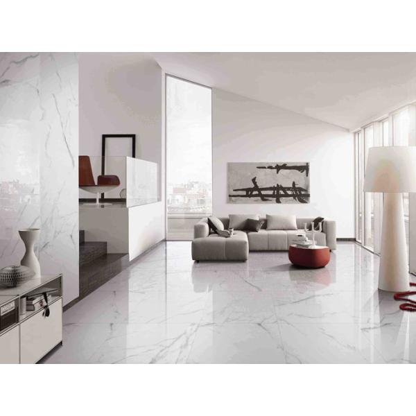 12mm Thickness Marble Look Porcelain Tile / Ceramic Marble Floor Tiles