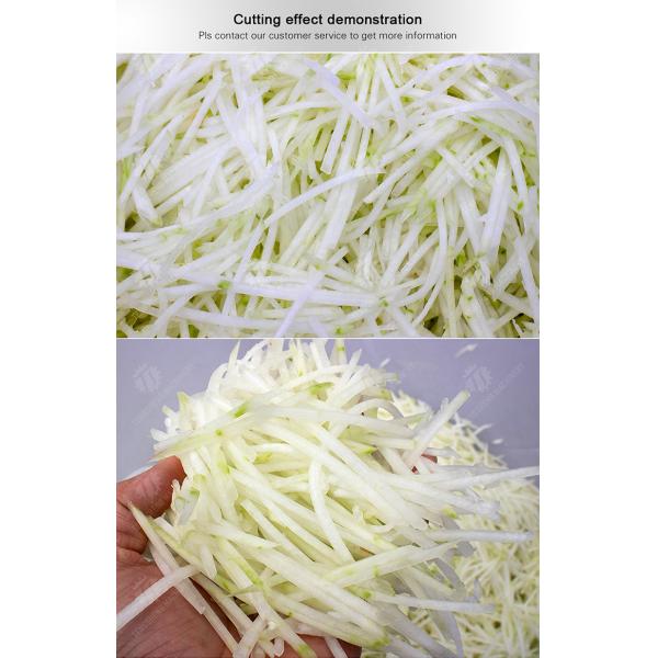 Potatoes and round tuber crops Carrots and longitudinal root vegetables Potato Carrot radish Taro Sweet potato Yam High Speed Shreds Cutting machine
