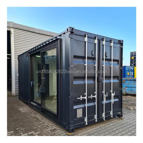 20ft Sturdy Container Homes with 50/75/100mm Wave Sandwich Panel Wall and Modern Design Prefab Shipping Tiny House