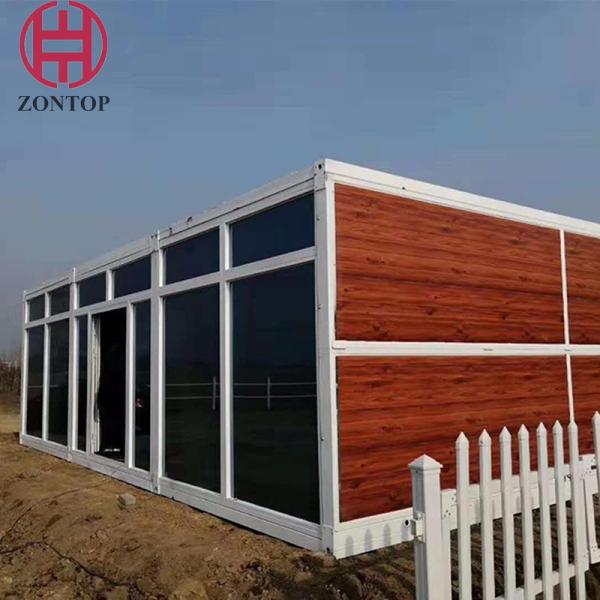 Zontop Luxury 3 Bedrooms Prefab Modular Home Folding Living Modern Container House
