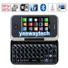 Quality HiPhone DAPENG T3000 Quad Band Dual Cards Dual Cameras WiFi Color TV Bluetooth Java 3.2 - inch Touch Screen Phon for sale