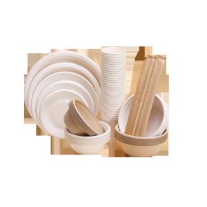 Virgin Paper Tableware Pulp Molding Equipment , Disposable Paper Plates Making