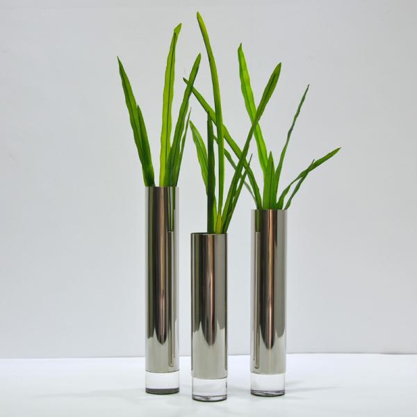 Buy High Rust Resistance Easy Maintenance Stainless Steel Flowerpot Vase at wholesale prices