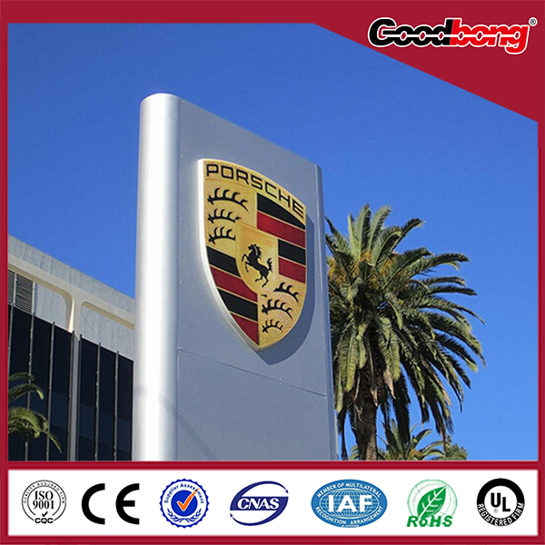 Outdoor Large size Anti-UV car logo sign pylon sign