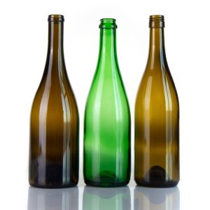Empty 750Ml Glass Red Wine Bottle Liquor Wine Bottles With Screw Lid