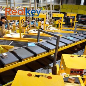 High Capacity Versatile Warehouse Conveyor Belt Systems Linear Crossbelt Sorter