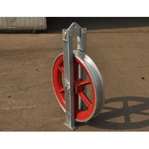 Bundled Power Line Construction Tools Aluminum Sheave Conductor Blocks