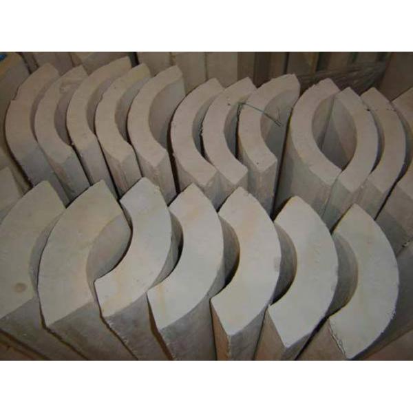 Calcium Silicate Pipe Thermal Insulation Building Construction Materials 220kg/m3 White