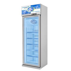 Fan Cooling Frozen Food Refrigerator Display Freezer For Supermarket