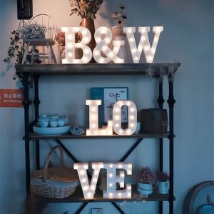 Plug Power Supply Decoration Led Marquee Letters 2ft 3ft 4ft 5ft Giant Light Up