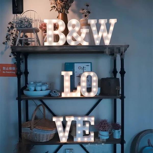 Plug Power Supply Decoration Led Marquee Letters 2ft 3ft 4ft 5ft Giant Light Up
