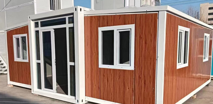 Quality Office Expandable Modular Home 20ft 40ft Prefab Folding Container House for sale