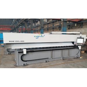 1500×4000mm CNC V Grooving Machine , White Hydraulic Notching Machine
