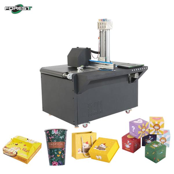 Buy 220V Digital Inkjet Printer Media Width 2500mm Pizza Box Printer at wholesale prices