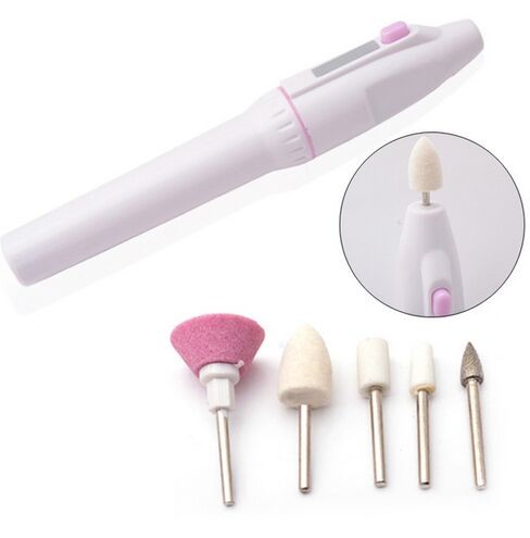 Buy portable electric nail drill power by 2 AA Battery at wholesale prices