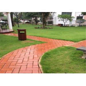 Outdoor Clay Paving Brick , Solid Interlocking Brick Pavers For Flooring