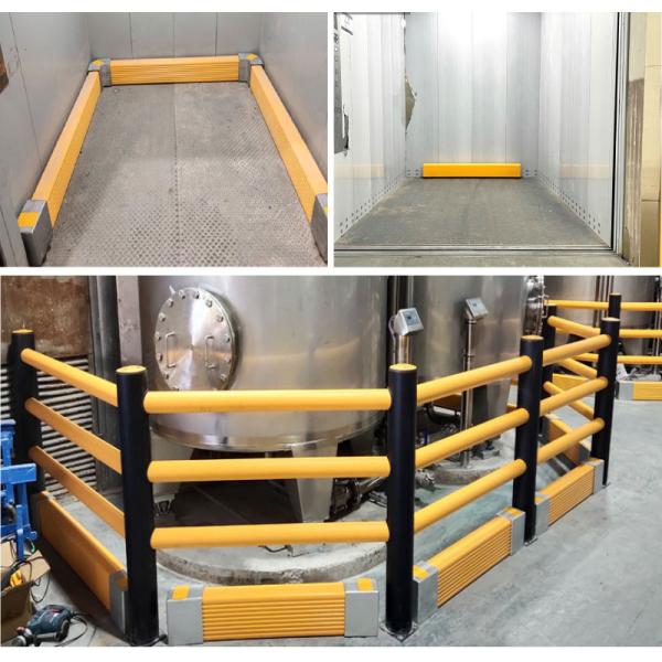 Polymer Ground Safety Barrier Warehouse Safety Barrier Traffic Guardrails