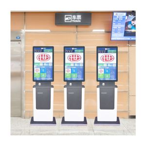 Self Service Ticket Printing Payment Kiosk with Camera and Scanner