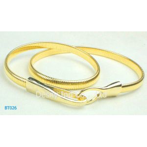 Women's Charming Copper Alloy Jewelry Slim Skinny Waist Belt for Party