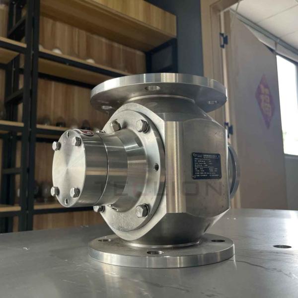 Hygiene High Temperature Rotary Valve Industrial Airlock For Powder Metering