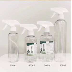 Professional Transparent Plastic Water Spray Bottle Customized Capacity