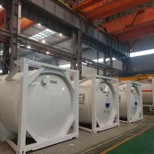 20ft 40ft T75 Liquid Oxygen ISO Container Length 6058mm