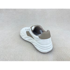 Microfiber Women Sneakers Genuine Leather