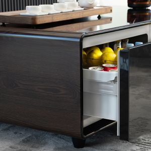 Customized Smart Dual Door Table Mini Bar Fridge Drawer With Multifunctional