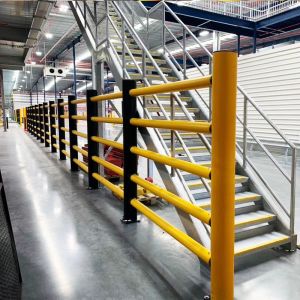B59：High Anti-Collision Guardrails Warehouse Safety Barrier Traffic Guardrails