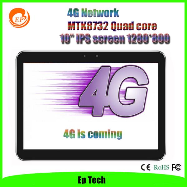 Buy 10" 4G LTE cellular tablet PC with IPS screen 1280*800 1G RAM 16GROM MTK8372 Quad core CPU at wholesale prices