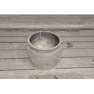 Texture Surface Frost Resistant Fiberclay Planter For Modern Outdoor Decor