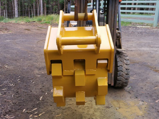 1.02cbm 25T Excavator Compactor Wheel Road Compaction Roller Wheel